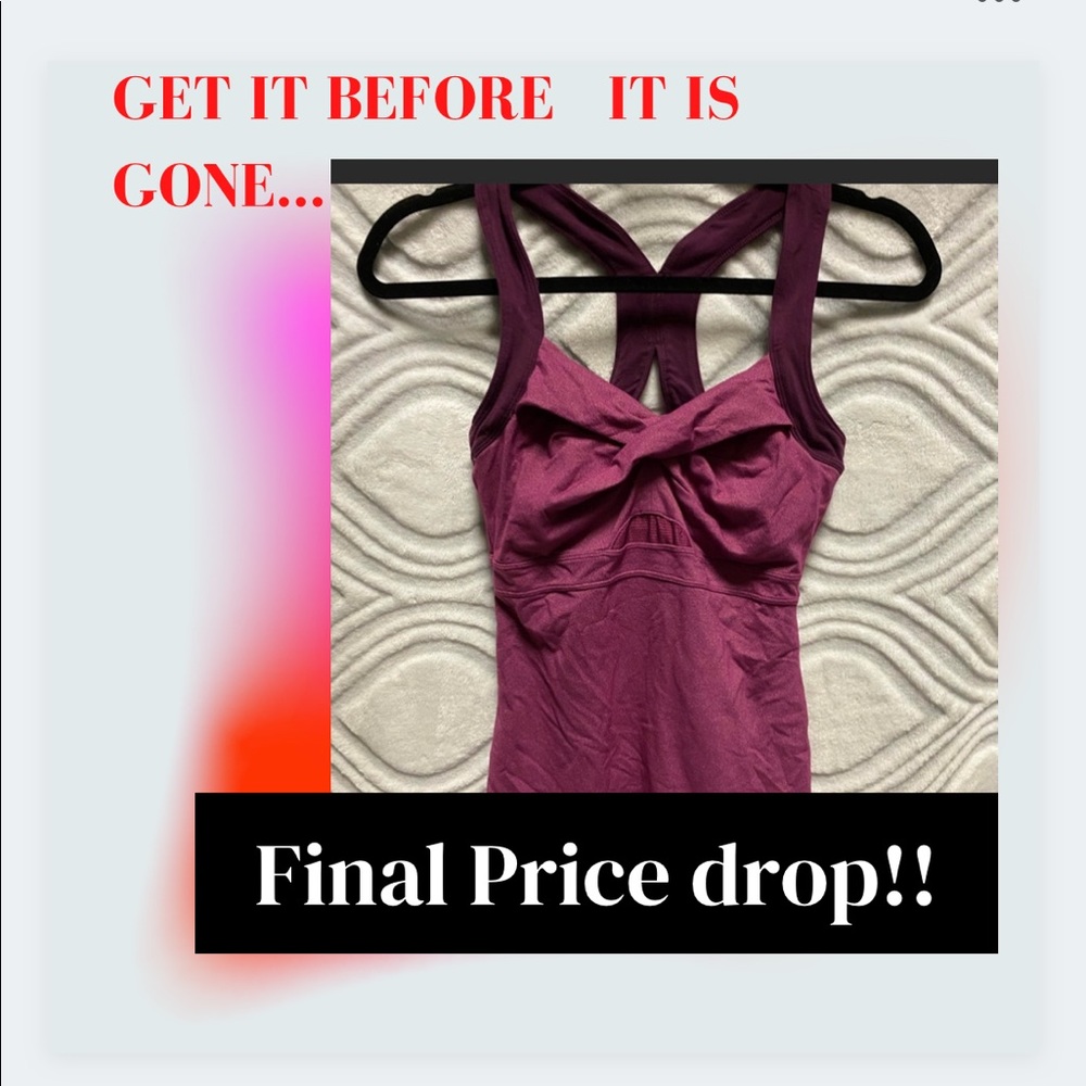 RARE Athleta Jaya Twist tank top - Picture 1 of 4
